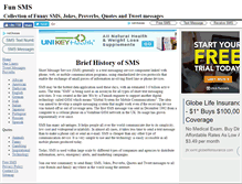 Tablet Screenshot of funsms.org